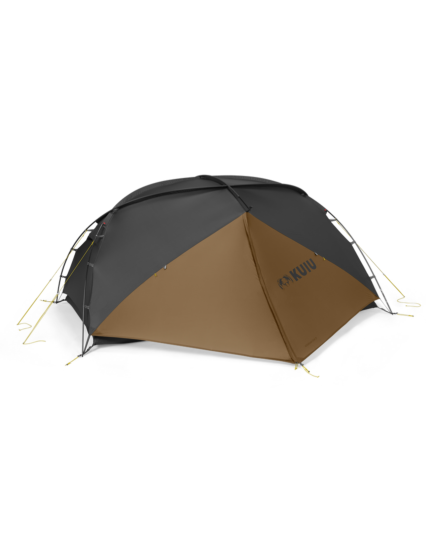 Mountain Star 2 Person Tent Set | Gunmetal-Camel
