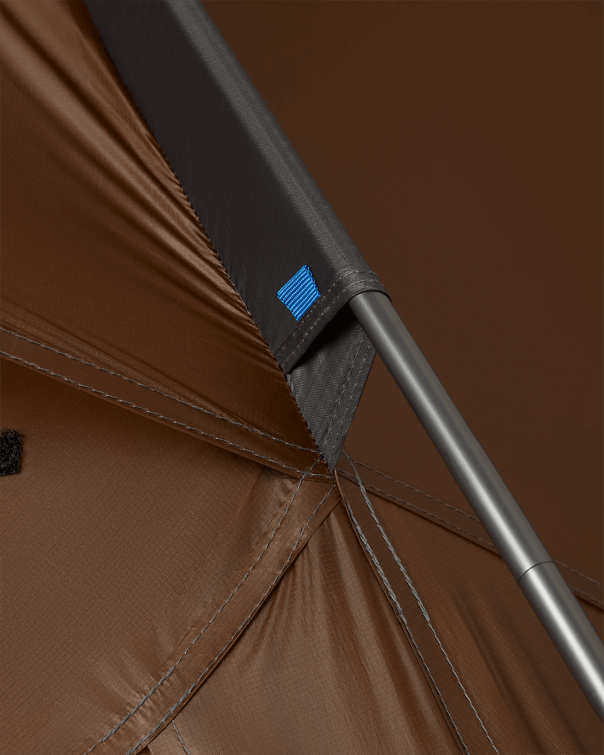 Mountain Star 3 Person Tent | Gunmetal-Camel