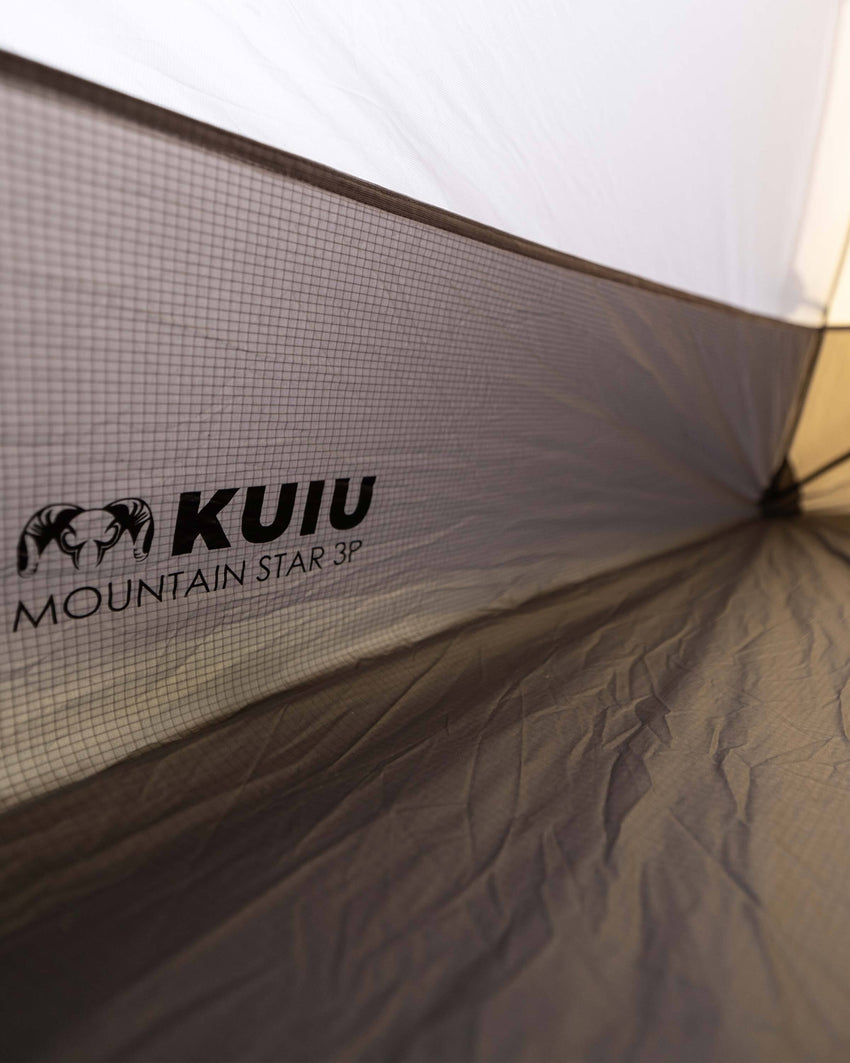 Mountain Star 3 Person Tent | Gunmetal-Camel