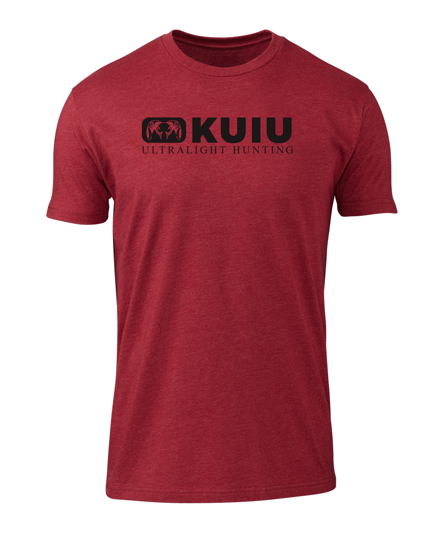 KUIU Block Logo T-Shirt | Cardinal
