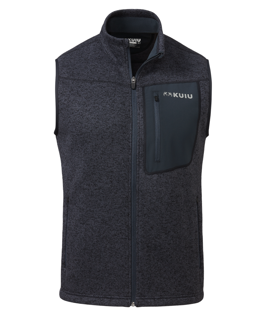 Base Camp Sweater Vest | Steel Blue Heather