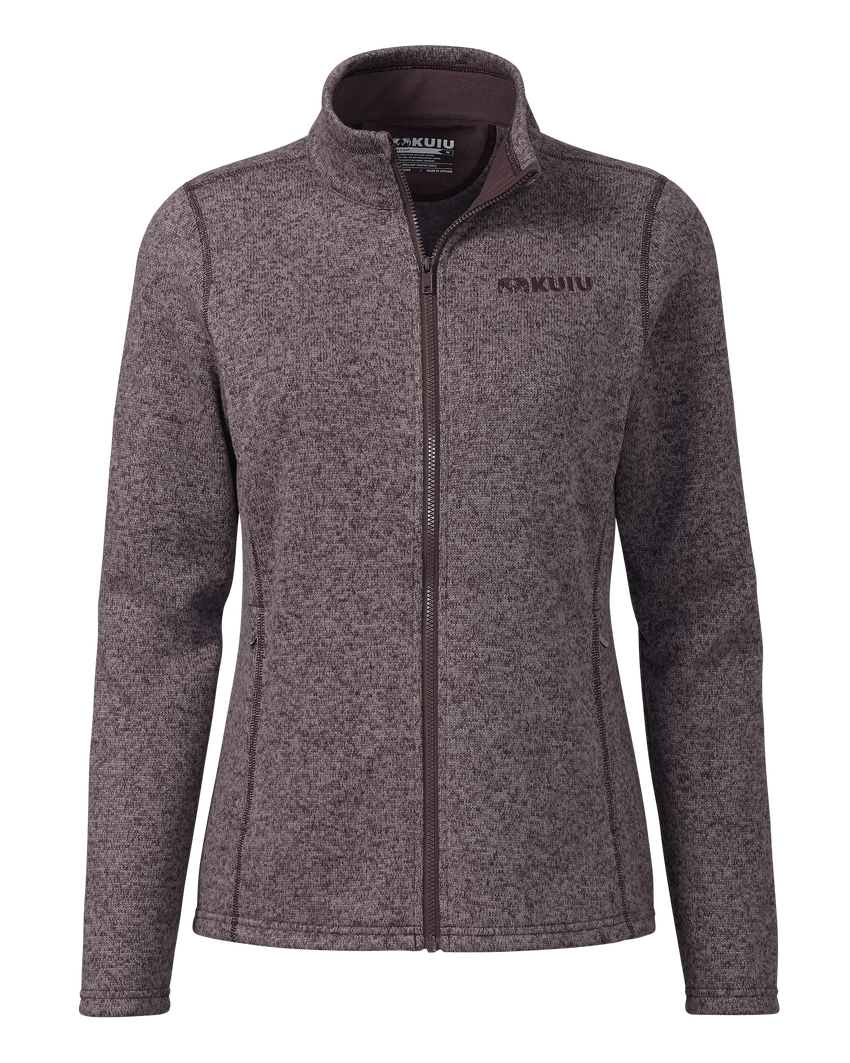 Women's Base Camp Full Zip Sweater | Dusk Heather