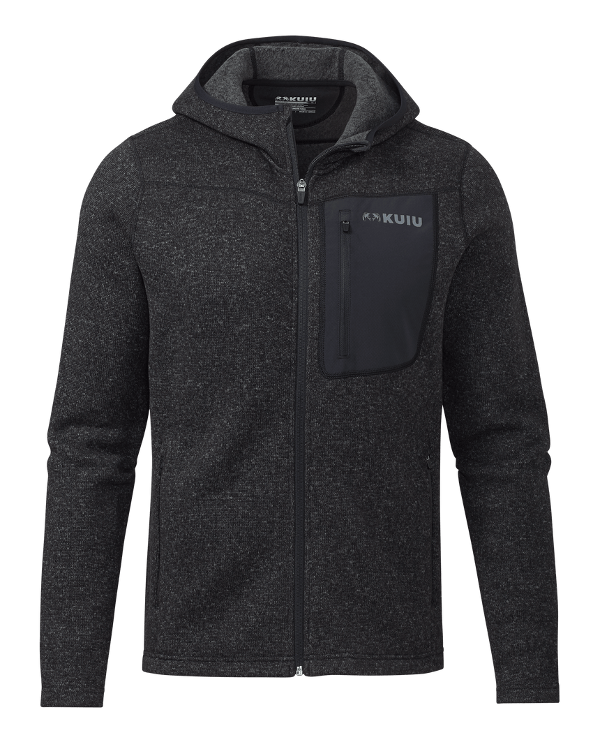Base Camp Hooded Sweater | Heather Black