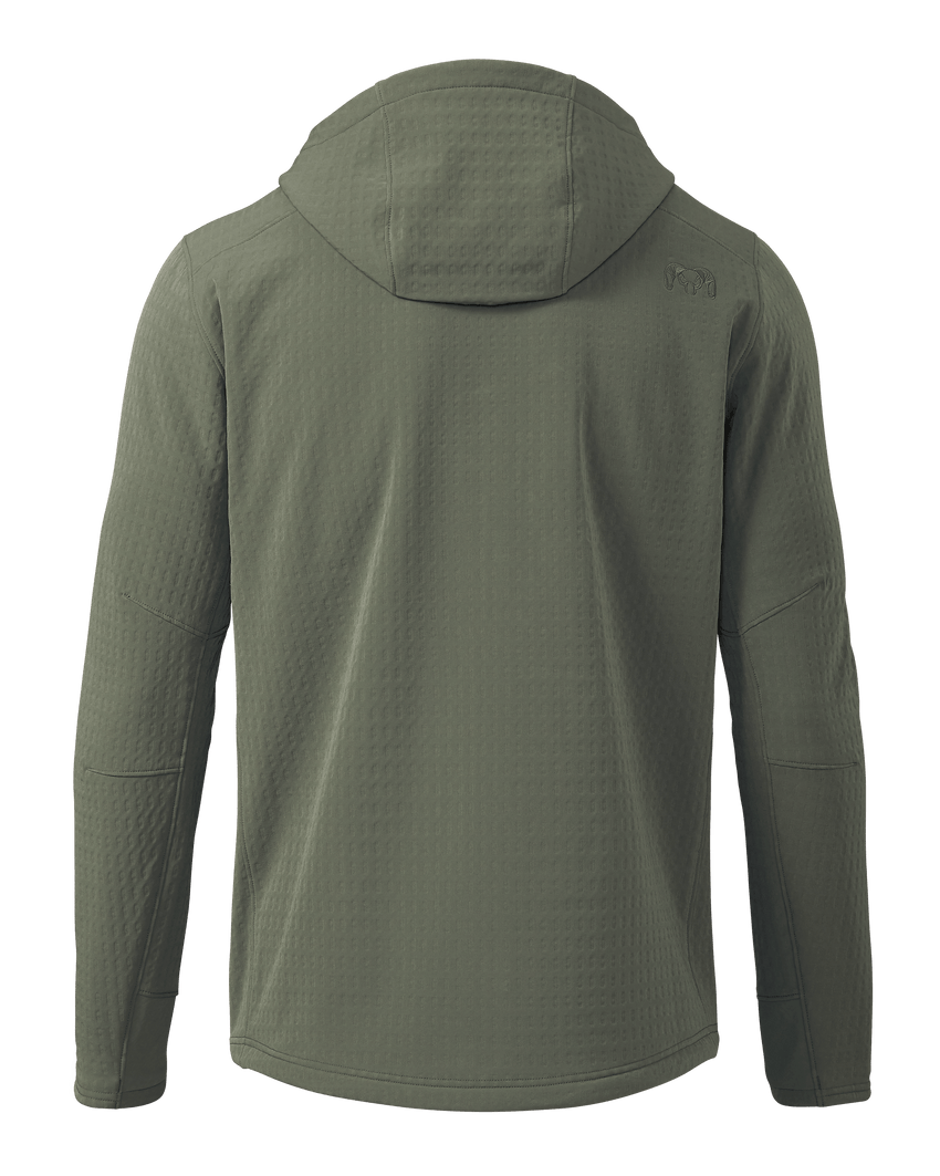 Blockfield Fleece Hoodie | Dark Sage