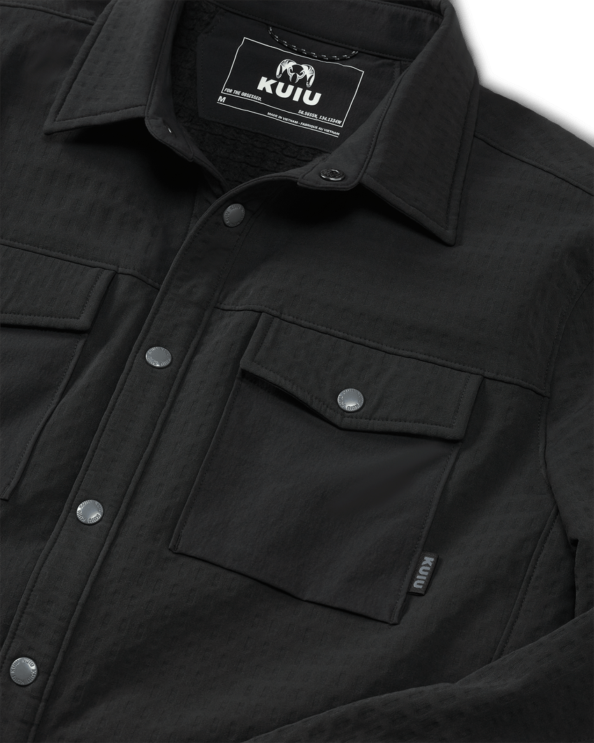 Blockfield Fleece Shirt Jacket | Black