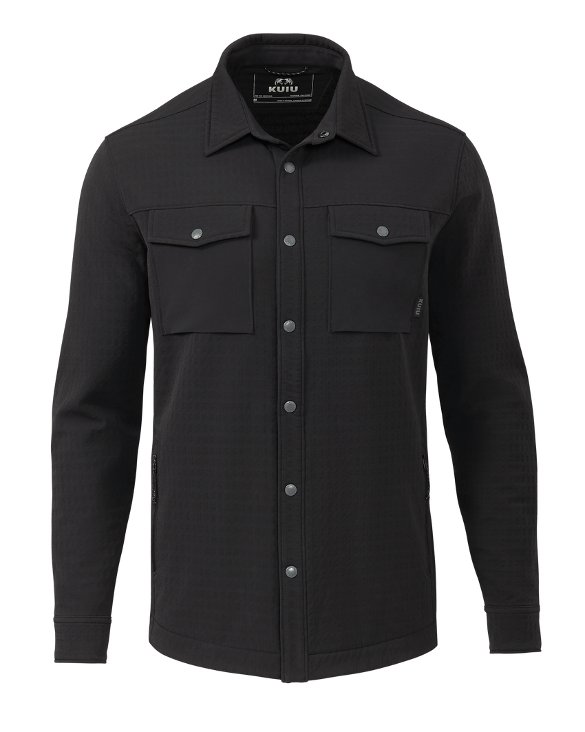 Blockfield Fleece Shirt Jacket | Black