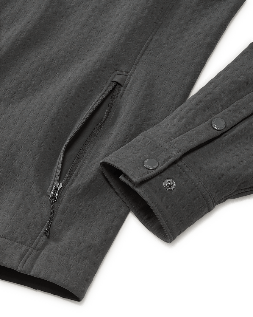 Blockfield Fleece Shirt Jacket | Gunmetal