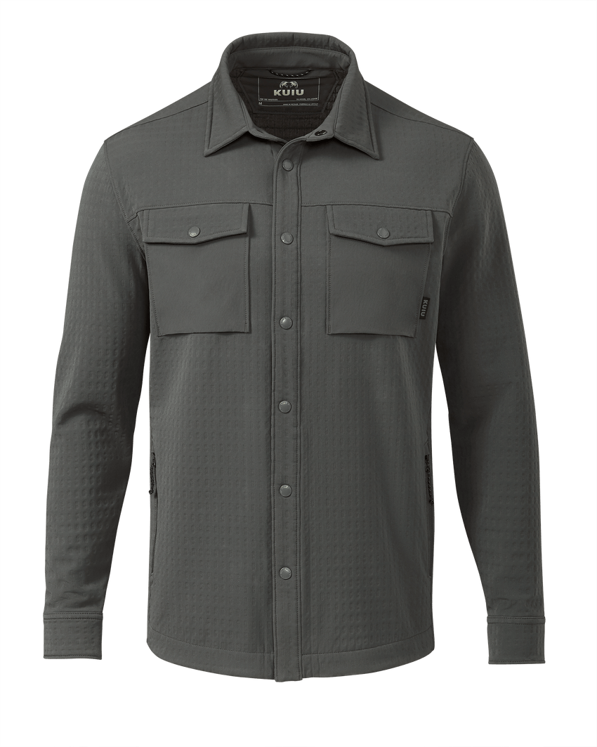 Blockfield Fleece Shirt Jacket | Gunmetal