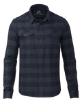 Outlet Field Flannel Shirt | Steel Blue Buffalo Check