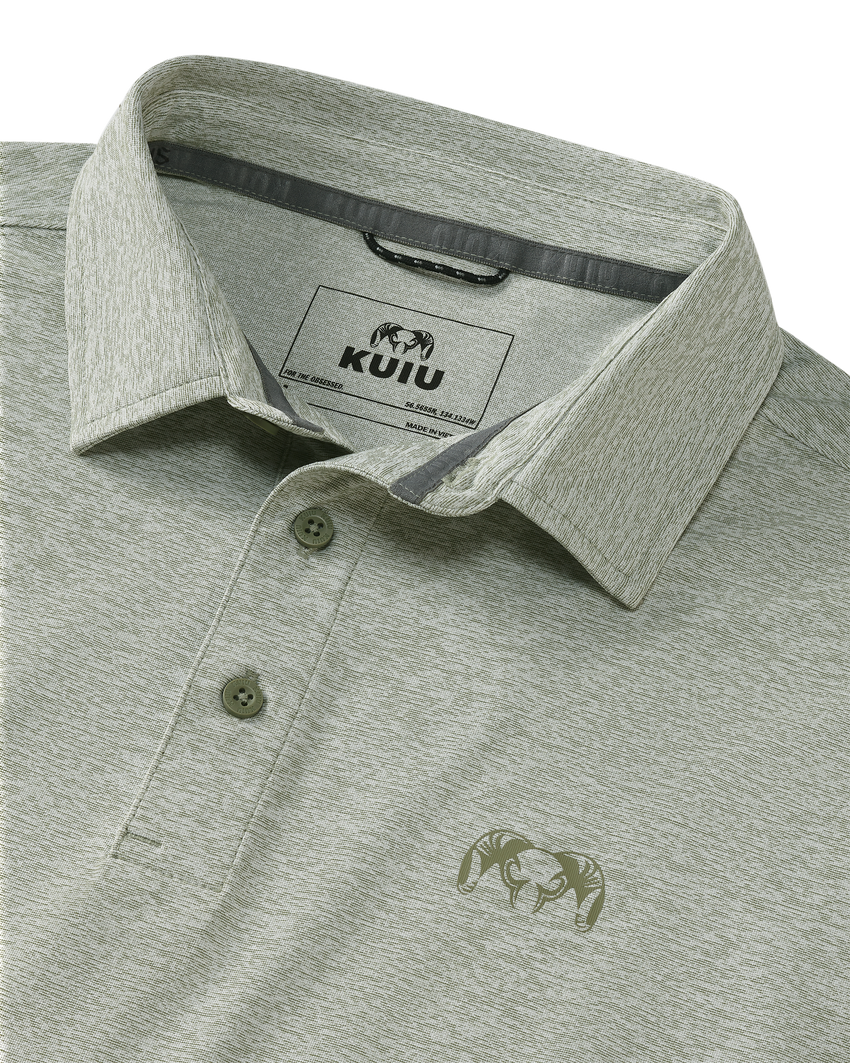 KUIU Performance Polo | Heather Buckbrush