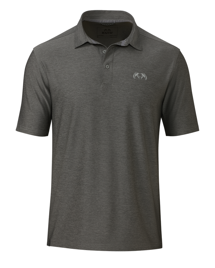 KUIU Performance Polo | Heather Stone