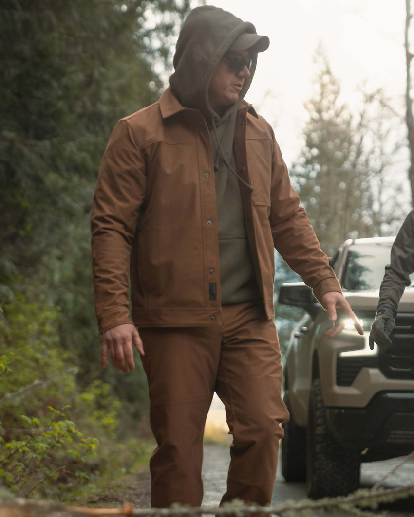 Outlet Brawley Canvas Jacket | Saddle