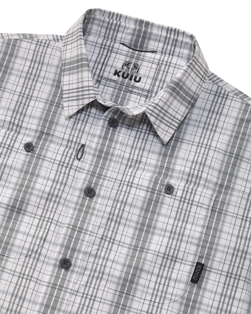 Borrego LS Shirt | Granite Plaid