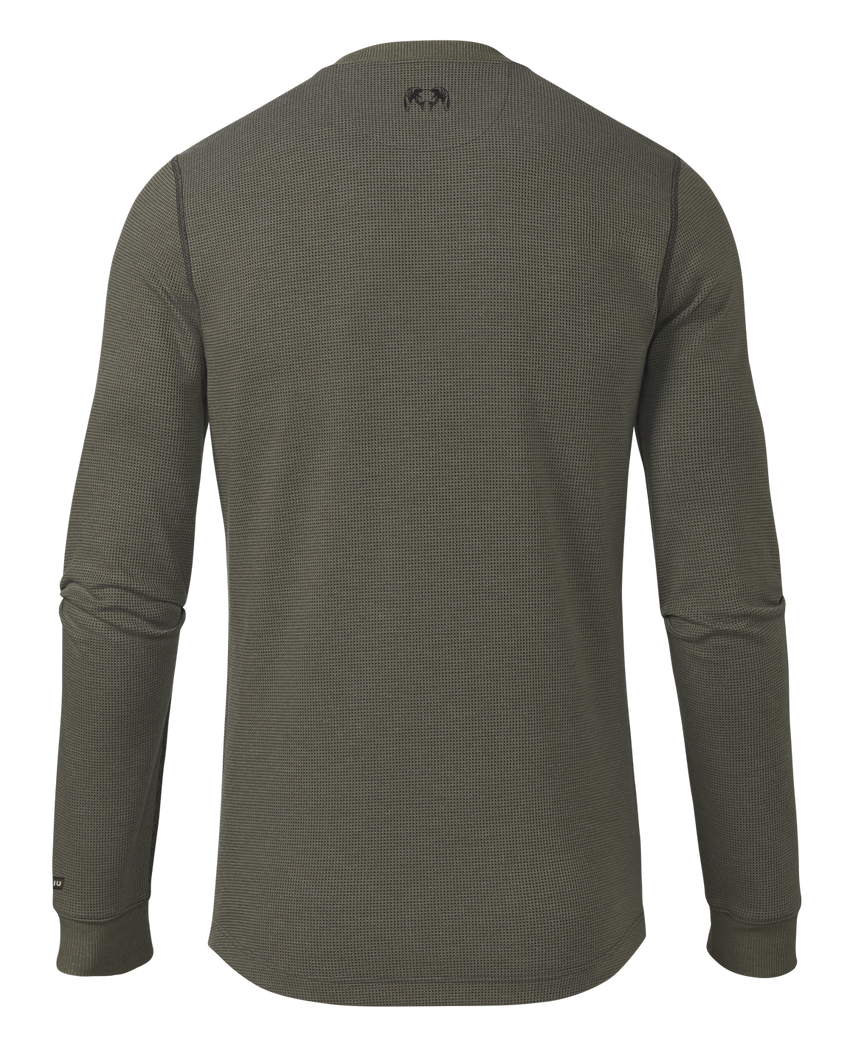 Canyon Waffle Henley | Ash Heather