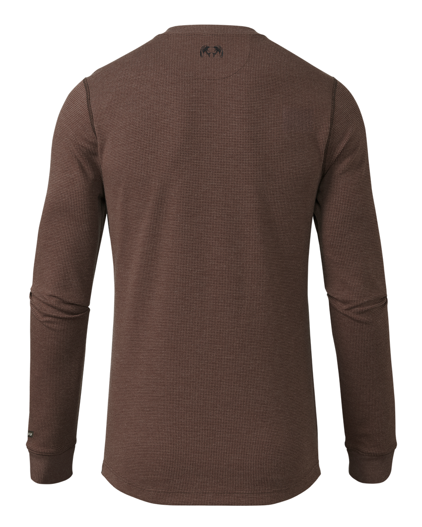 Canyon Waffle Henley | Cedar Heather