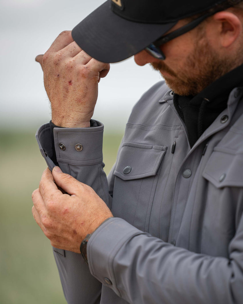 Outlet Tour Shirt Jacket | Dark Sage