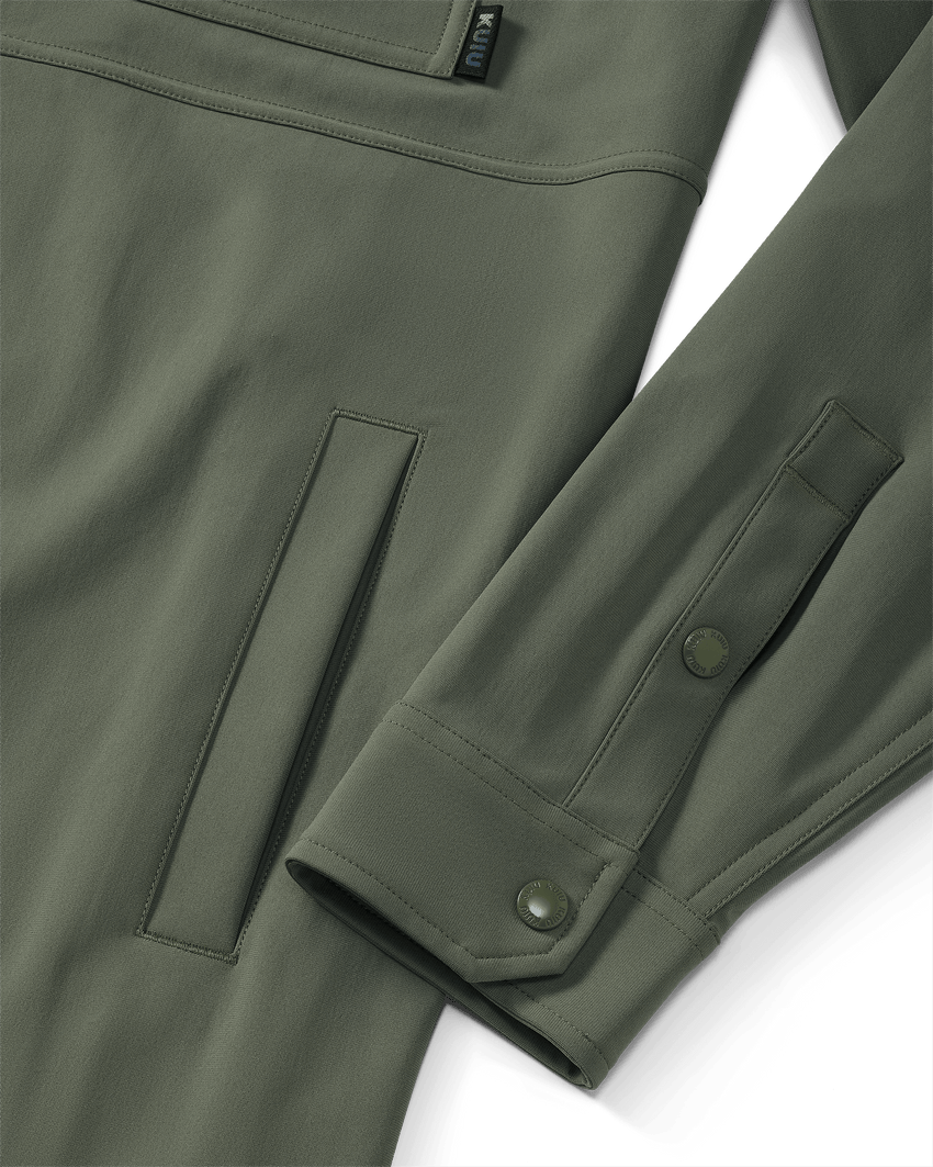 Outlet Tour Shirt Jacket | Dark Sage