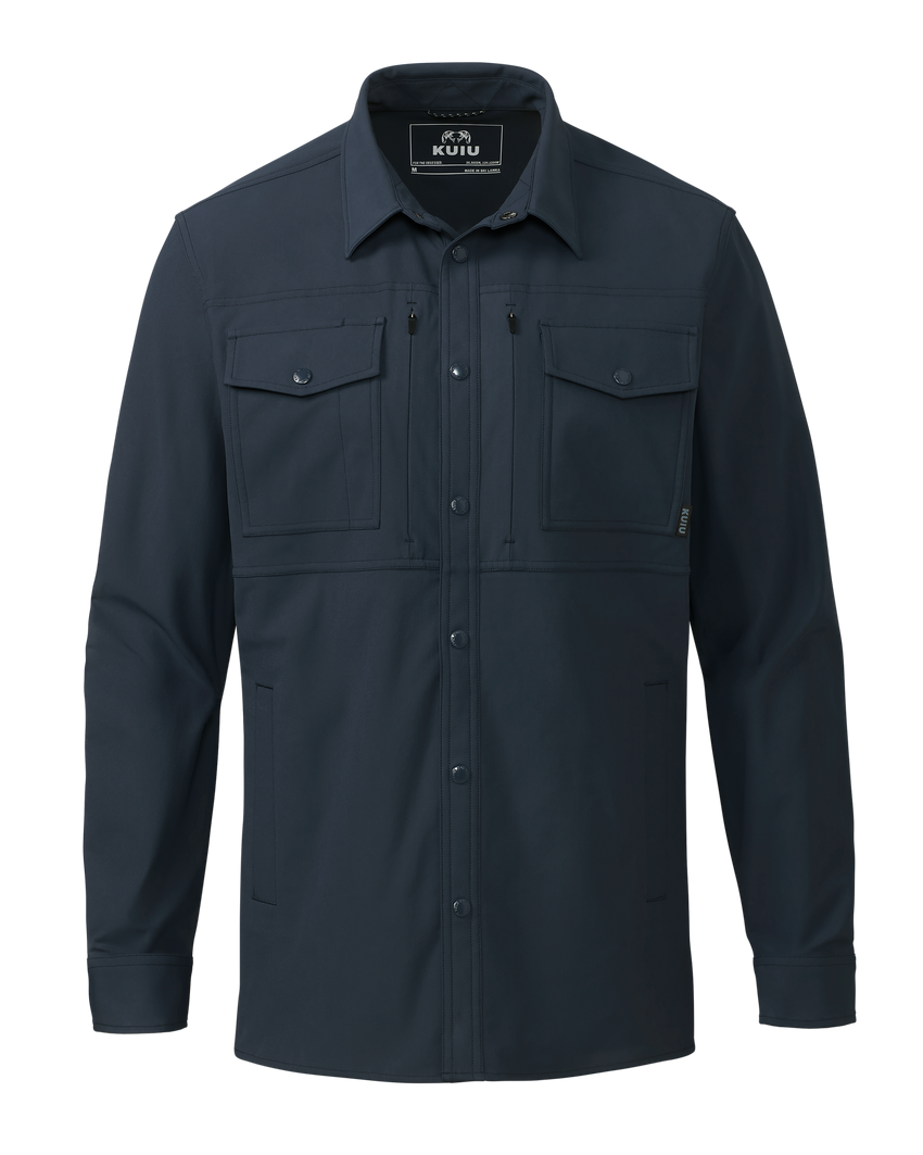 Outlet Tour Shirt Jacket | Steel Blue