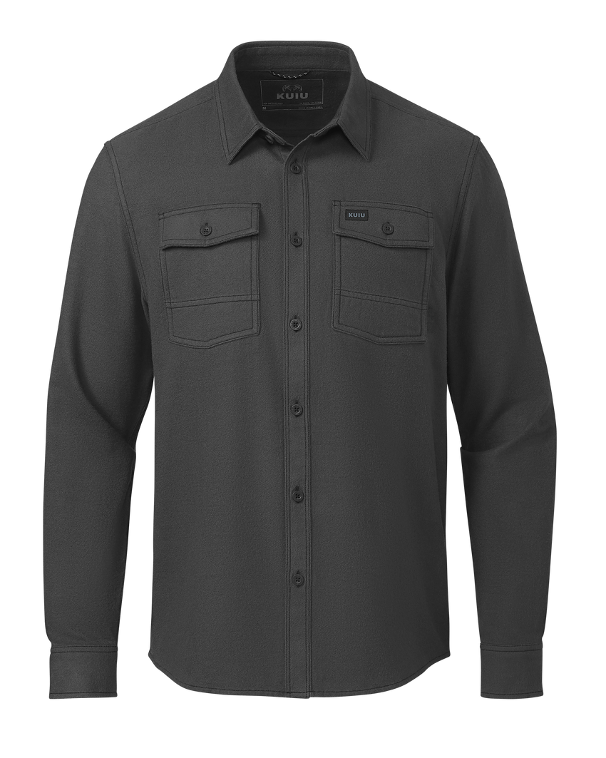 Field Flannel Shirt | Asphalt