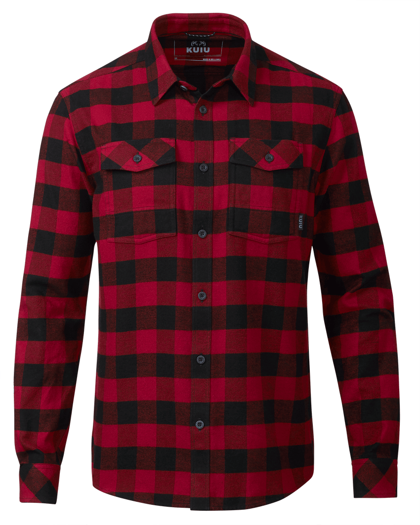Outlet Field Flannel Shirt | Red/Black Buffalo Check