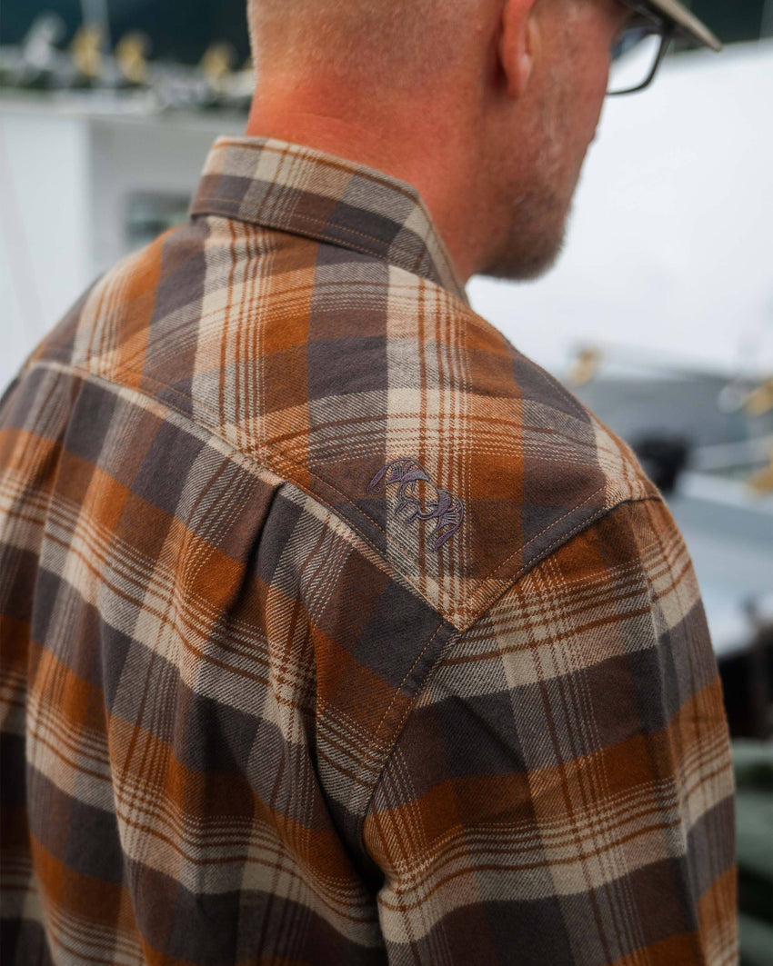 Field Flannel Shirt | Saddle Blockline