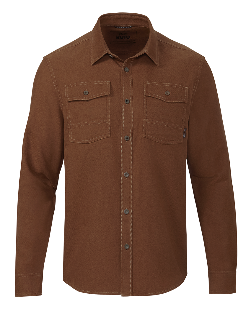Outlet Field Flannel Shirt | Saddle
