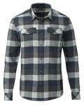 Field Flannel Shirt | Steel Blue Trio