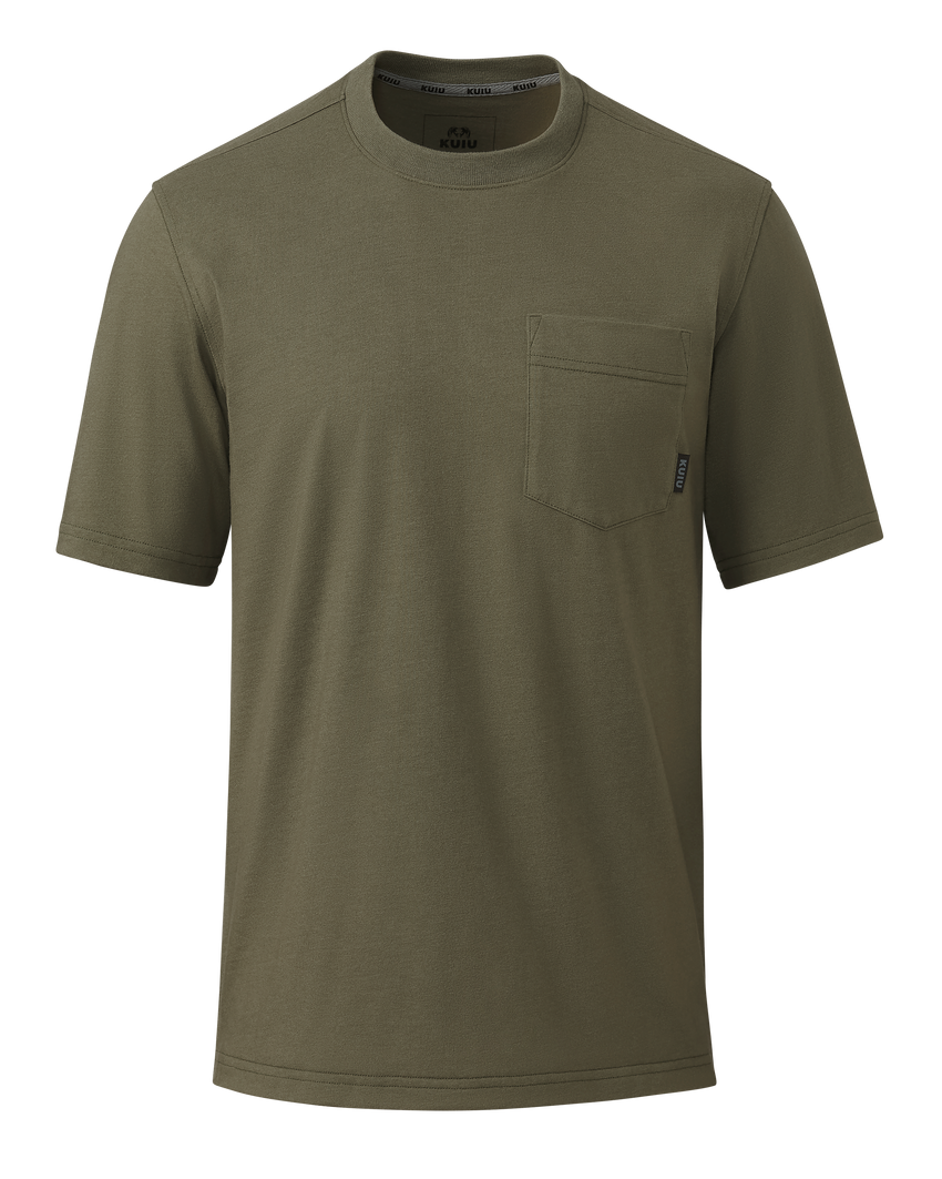 Workgrade SS Pocket Crew | Evergreen