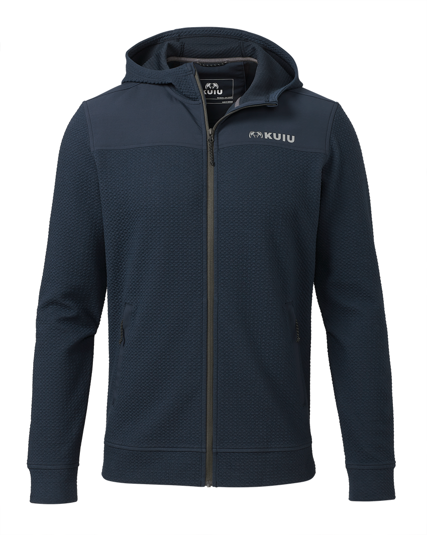 Solitude Knit Hoodie | Steel Blue