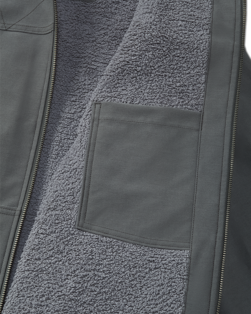 Brawley Hooded Fleece Jacket | Gunmetal