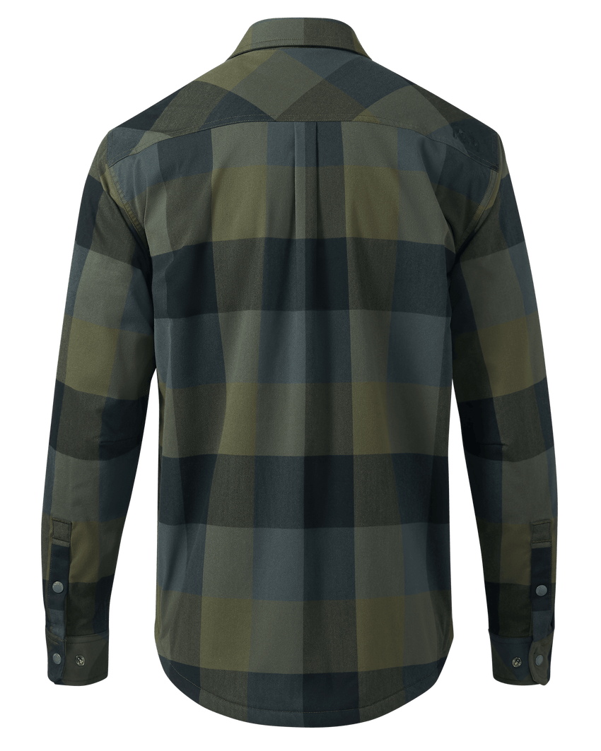 Field Flannel Fleece Shirt Jacket | Verde Plaid