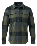 Field Flannel Fleece Shirt Jacket | Verde Plaid