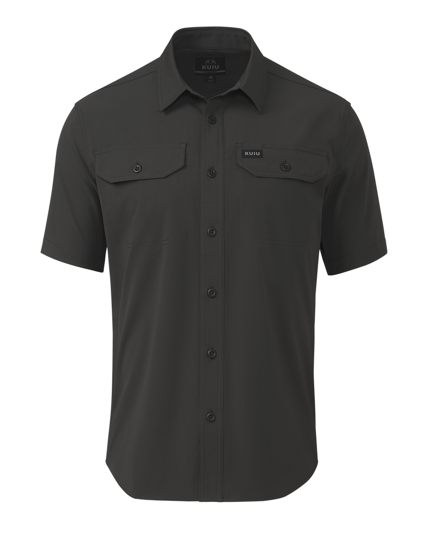 Gauge SS Work Shirt | Asphalt