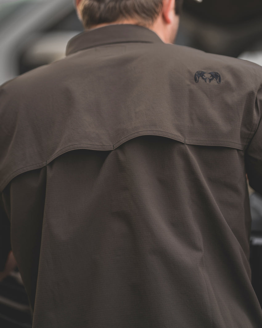 Gauge SS Work Shirt | Asphalt