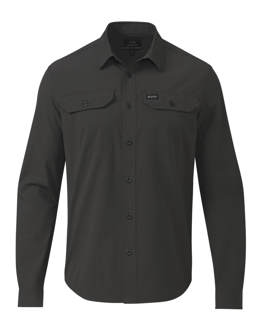 Gauge LS Work Shirt | Asphalt