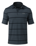 KUIU Performance Polo Stripe | Steel Blue Stripe