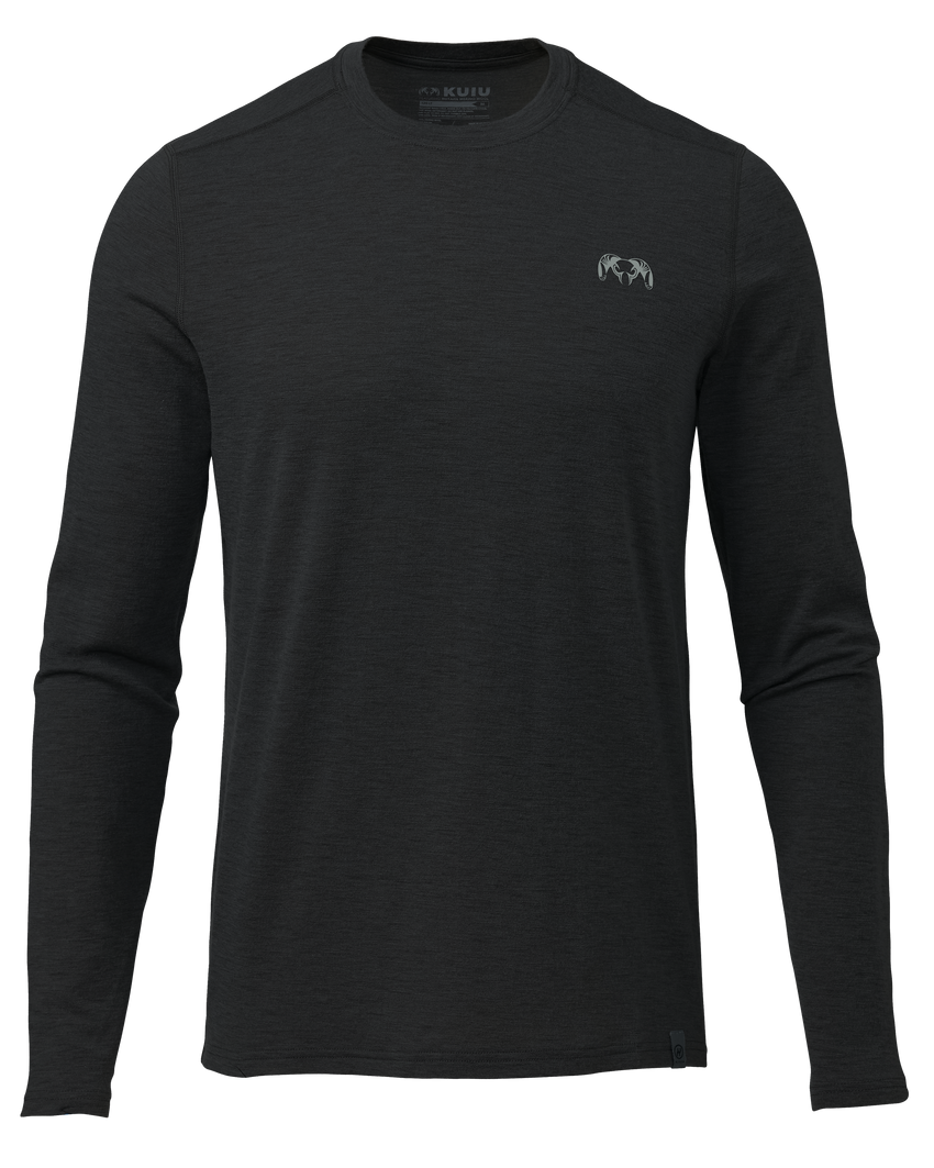 ULTRA Merino 120 LT LS Crew-T | Black