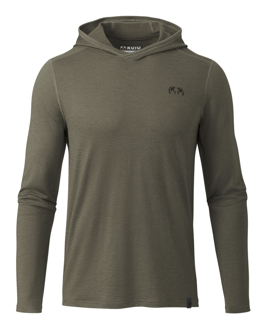 ULTRA Merino 120 LT LS Hoodie | Ash