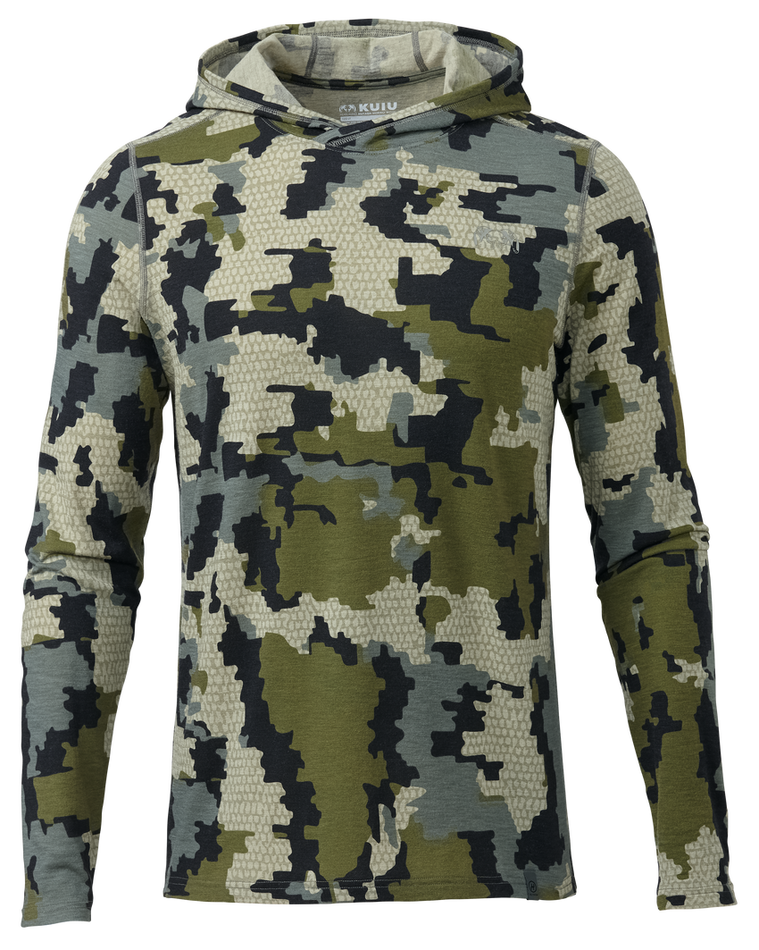 ULTRA Merino 120 LT LS Hoodie | Verde