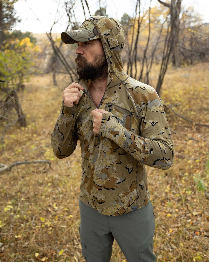 ULTRA Merino 145 Zip-T Hunting Hoodie | Valo