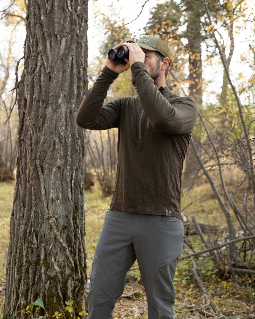 ULTRA Merino 145 Zip-T Hunting Shirt | Ash