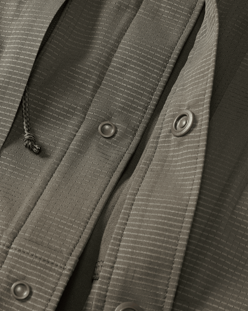 Tiburon Hybrid Snap Shirt | Ash