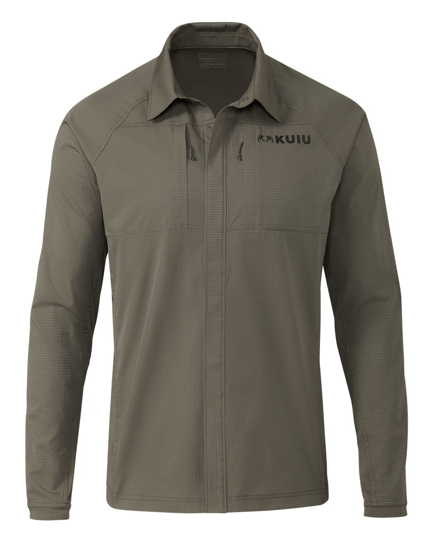 Tiburon Hybrid Snap Shirt | Ash