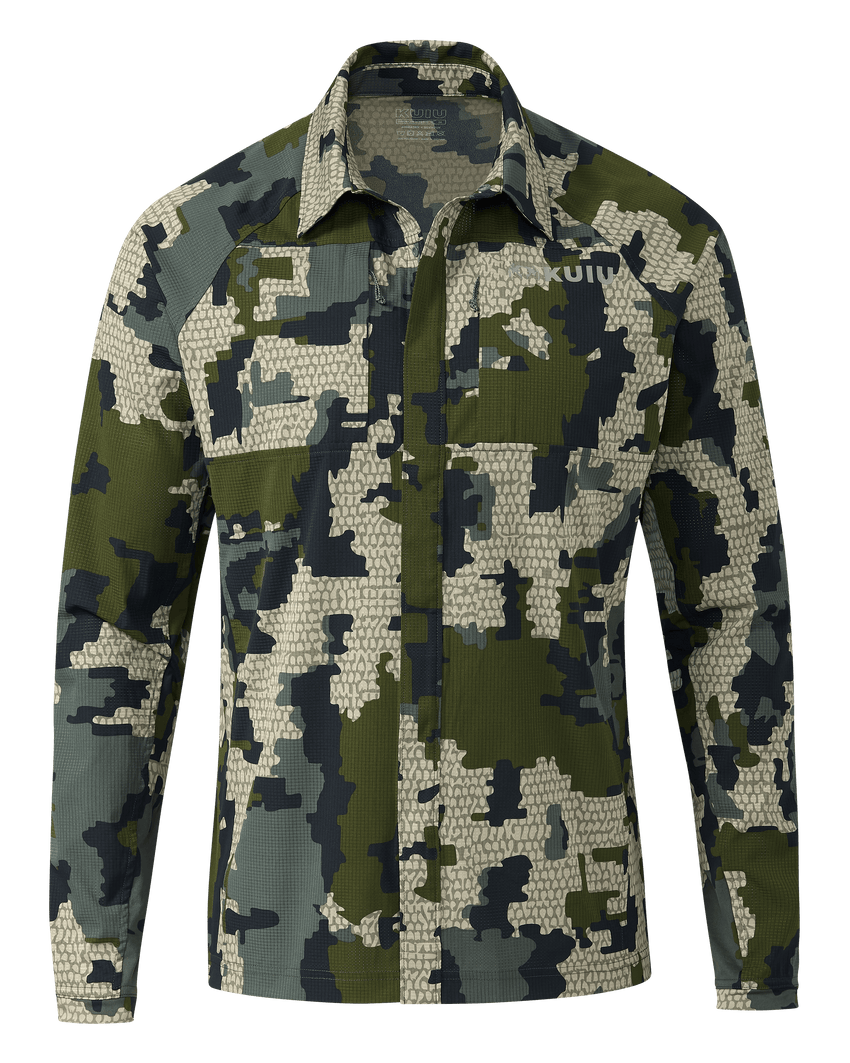 Tiburon Hybrid Snap Shirt | Verde