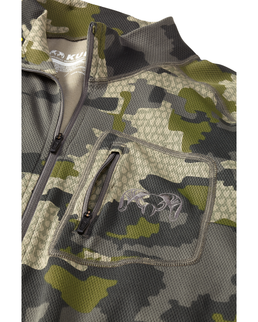 PRO Merino 200 Zip-T | Verde