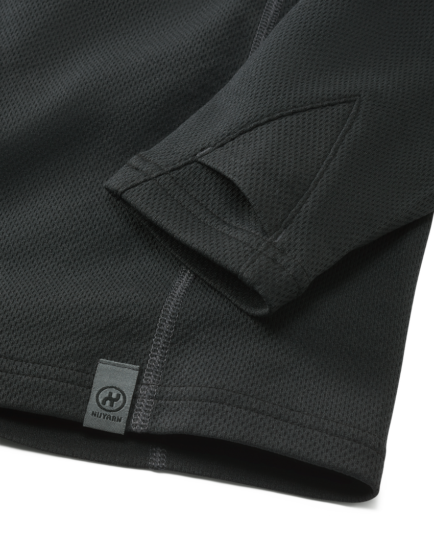 PRO Merino 200 Zip-T Hoodie | Black