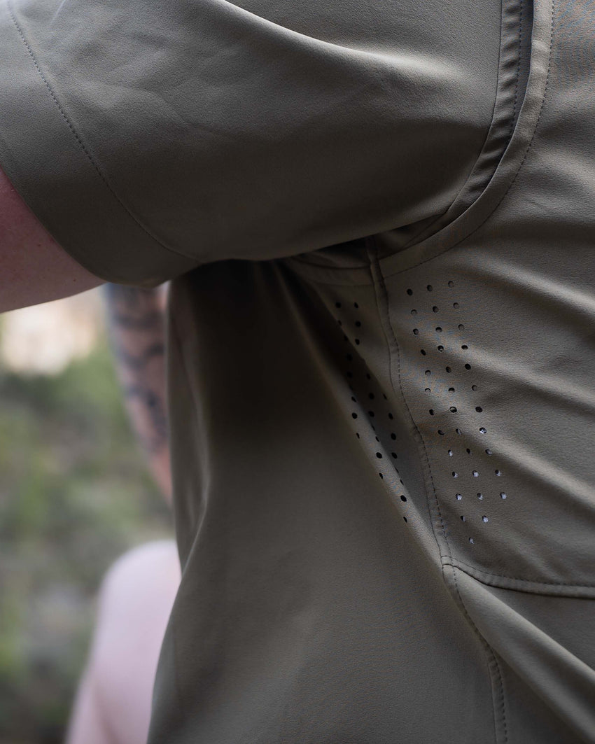 Mesa Vented SS Snap Shirt Topo | Bone Topo Print