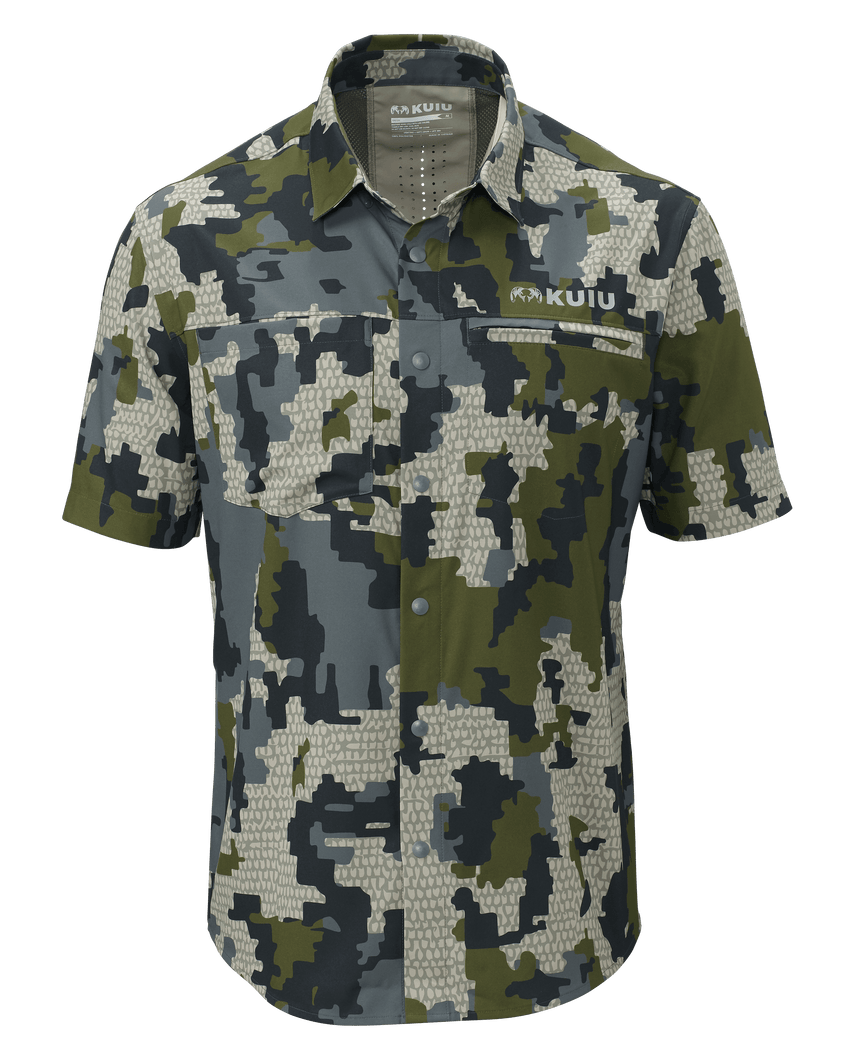 Mesa Vented SS Snap Shirt | Verde