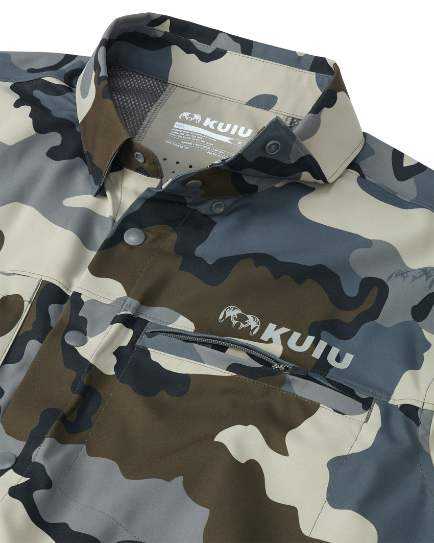 Outlet Mesa Vented LS Snap Shirt | Vias