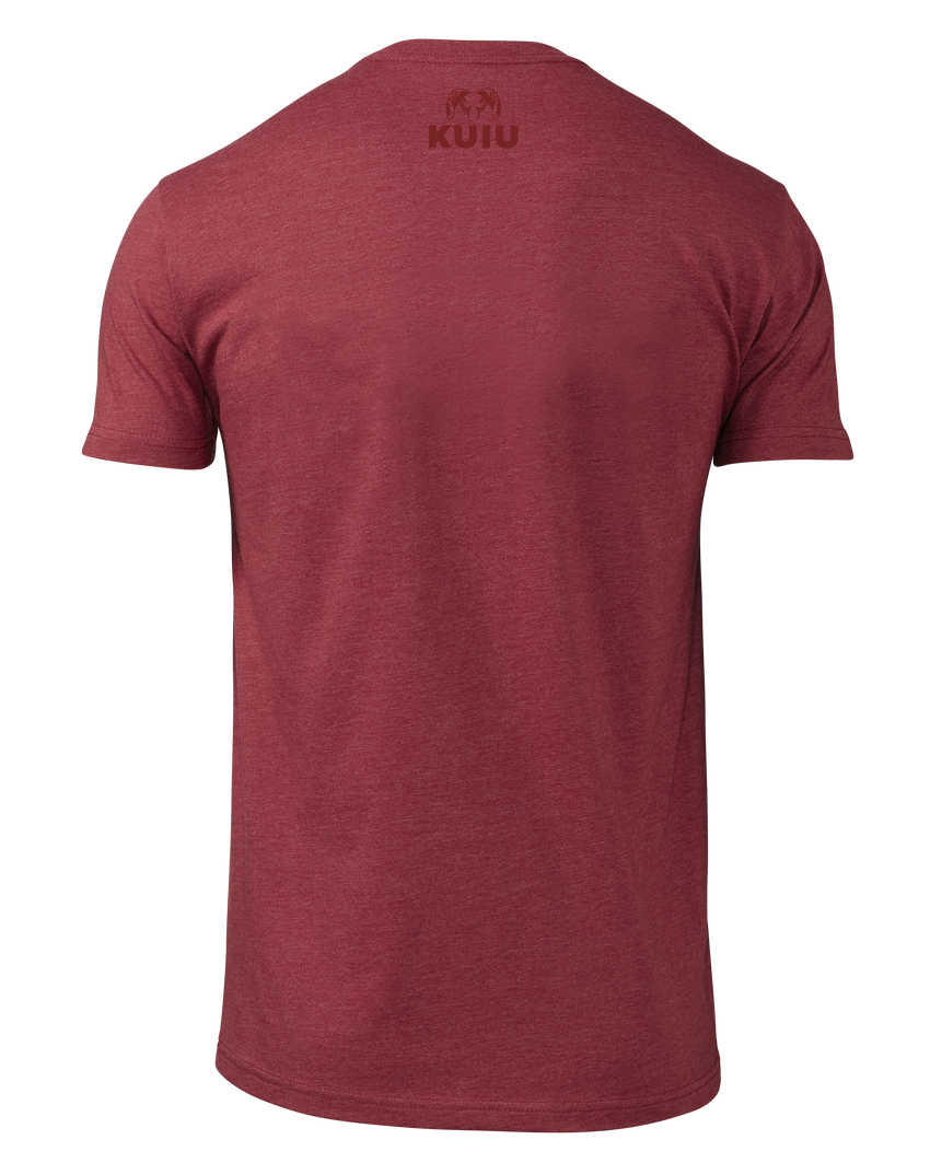 KUIU Solid Vertical T-Shirt | Cardinal